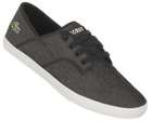 Lacoste Andover VY Black/White Canvas Trainers