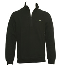 Lacoste Black 1/4 Zip High Neck Sweatshirt (Tag 8)