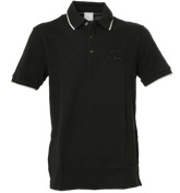 Black Pique Polo Shirt LIMITED EDITION