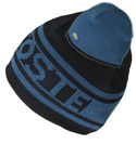 Blue and Navy Reversible Beanie Hat
