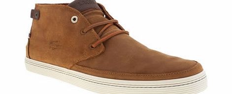 Lacoste Brown Clavel 18 Trainers
