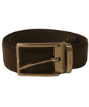 Lacoste Dark Brown Leather Belt