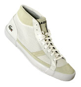 Lacoste Kapira White Hi-Top Trainer Shoes
