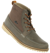 Lacoste Marceau Grey Leather Boots
