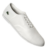Lacoste Ronne 2 White Perforated Trainer Shoes