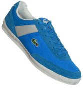 Lacoste Suzuka L Blue Suede and Textile Trainers