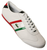 Lacoste Tourelle LP White and Red Trainers