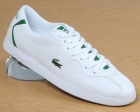 Lacoste Fresher White/Green Leather Trainers