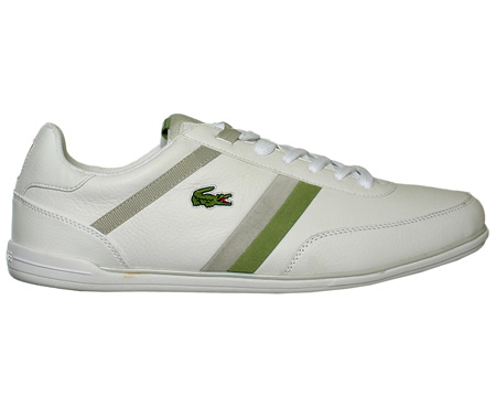 Giron White Leather Trainers