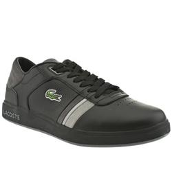 Lacoste Male Lacoste Kersley Leather Upper Fashion Trainers in Black