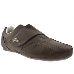 Male Protect Vt Leather Upper Fashion Trainers in Dark Brown