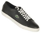 Lacoste Marcel MB2 Black/White Leather Trainers