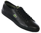 Lacoste Marcel SA Black Leather Trainers