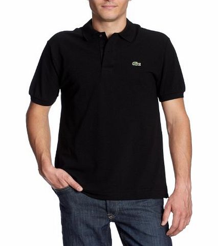 Lacoste Mens L1212-00 Plain Short Sleeve Polo Shirt, Black (black 031), XXXX-Large (58)