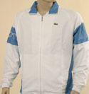 Mens Lacoste White & Royal Blue Polyester Tracksuit