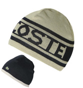 Mid Grey and Navy Reversible Beanie Hat