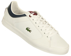 Lacoste Newsome WP White/Navy Leather Trainers