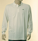 Lacoste Pale Beige Long Sleeve Polo Shirt (l1312 8LX)