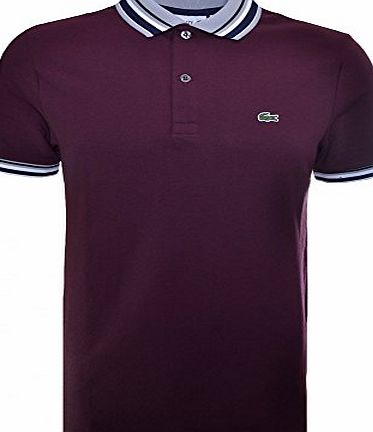 Lacoste PH0083 SS Polo T-Shirt Burgundy FJ8 6 BUR