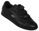 Lacoste Prep MR Black Leather Trainers
