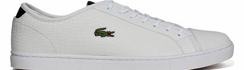 Showcourt Croc White Leather Trainers