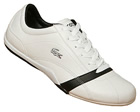 Lacoste Shua Lace White/Black Leather Trainers