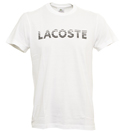 Sport White T-Shirt with Black Logo