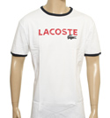 Sport White T-Shirt with Printed Logo
