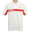 White and Red Polo Shirt