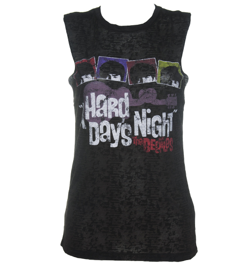 Black Burn Out Hard Days Night Beatles