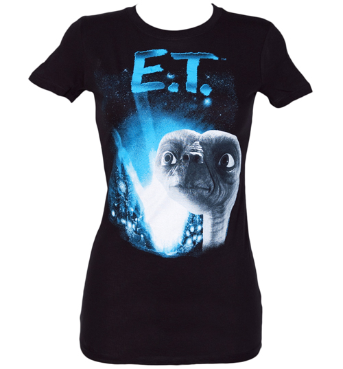 Ladies Black E. T. Head T-Shirt