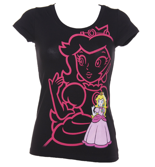 Black Princess Peach T-Shirt