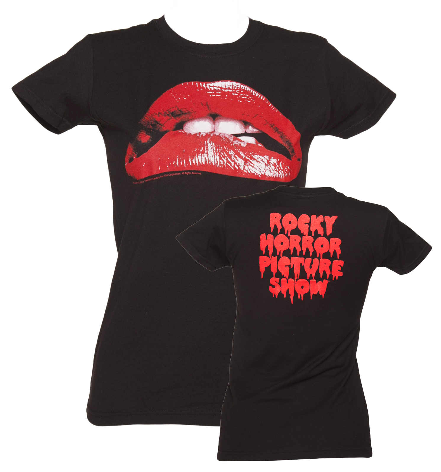 Black Rocky Horror Show Lips T-Shirt