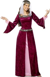 Ladies Costume: Medieval Marion (Small UK 8-10)