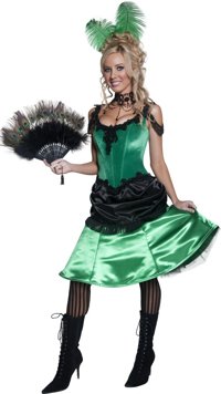 Ladies Costume: Western Saloon Girl (UK12-14)