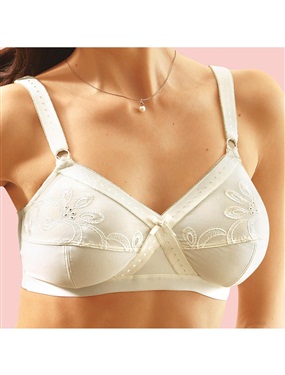 Ladies Cross-Over Non-Wired Bra