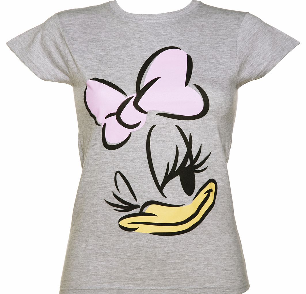 Grey Marl Daisy Duck Disney T-Shirt
