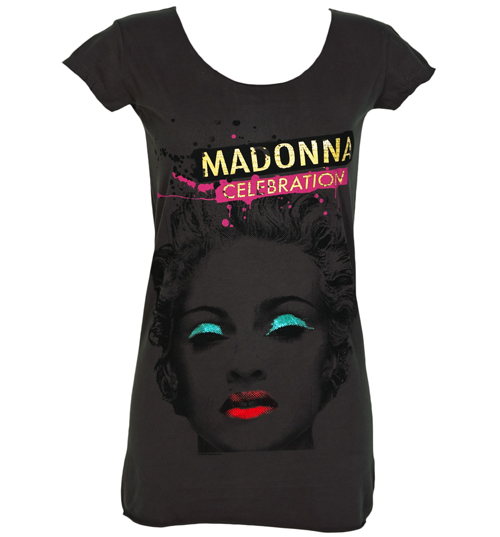 Madonna Celebration Foil Print T-Shirt
