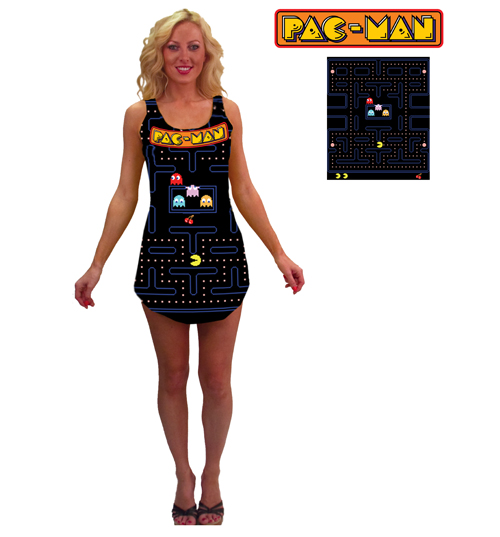 Pac-Man Video Screen Tank Fancy Dress