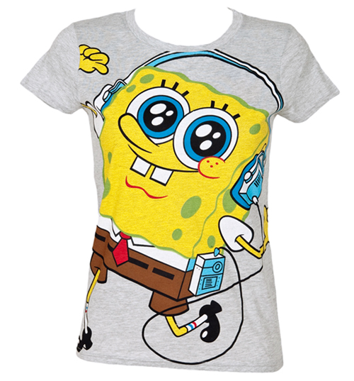 SpongeBob Squarepants Headphones T-Shirt
