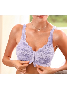 Stretch Lace Non-Wired Bras - Pack of 2