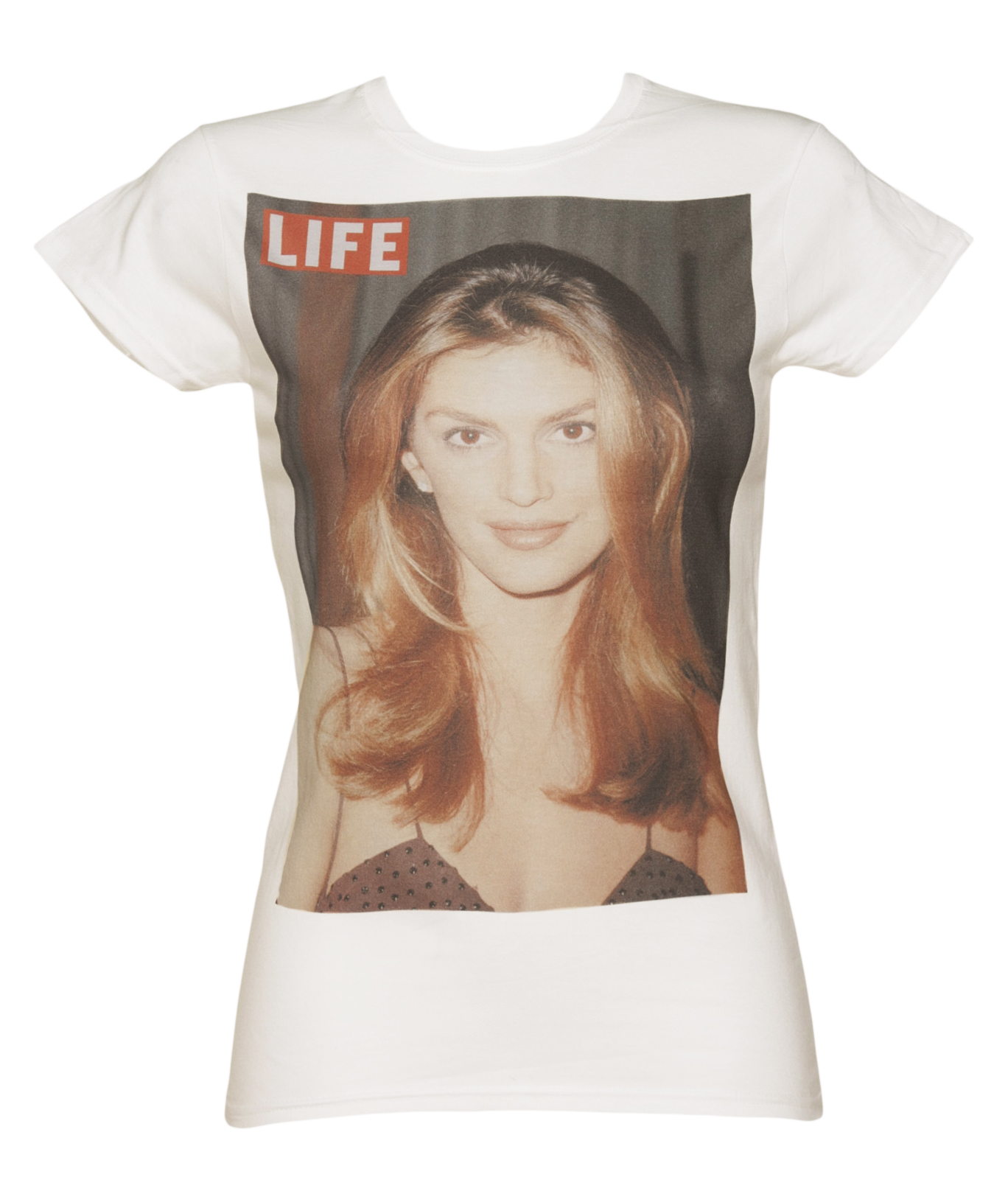 White Cindy Supermodel Life Series T-Shirt