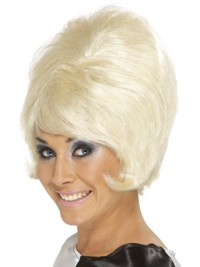 ladies Wig - 60s Beehive - Blonde