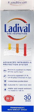 Ladival, 2102[^]0106595 Sun Protection Transparent Spray SPF30