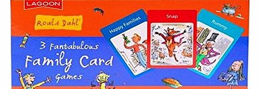 Lagoon Group Roald Dahl 3 Fantabulous Family Card Games
