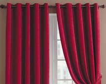LAI chunky chenille pleated curtains