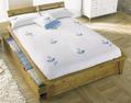 java bedstead with optional mattress and storage