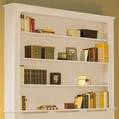 large classic bookcase (white)