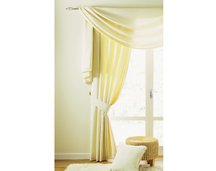 LAI squares lined curtains and tie-backs
