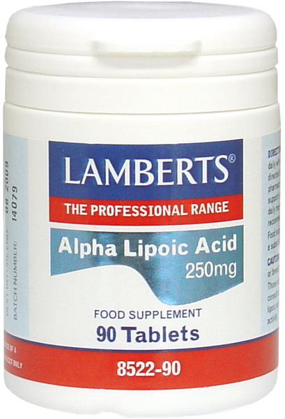 Alpha Lipoic Acid 250mg x90 tablets